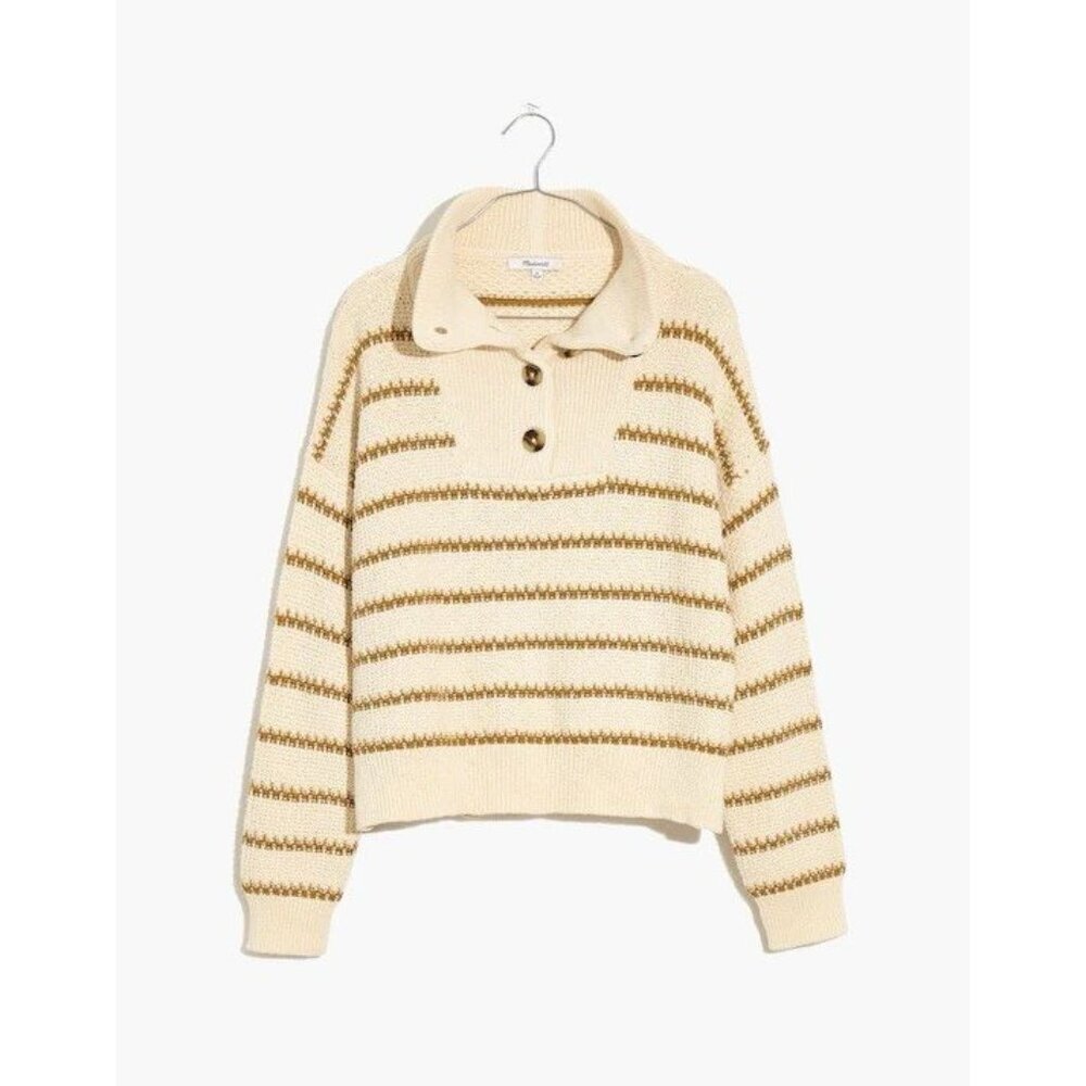 MADEWELL CANBY COLLARED SWEATER WOMENS SIZE XS